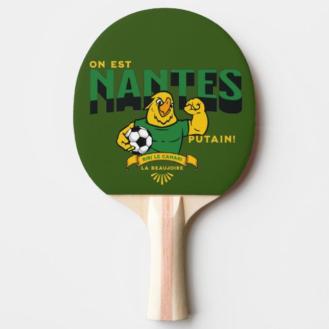 Raquete De Ping Pong canaris nantes (Frente)