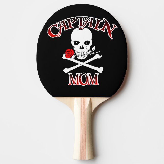 Raquete De Ping Pong Capitão Mãe (Frente)