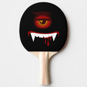 Raquete De Ping Pong Cara de monstro de sangue cômodo