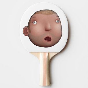 Raquete De Ping Pong Cara do idiota