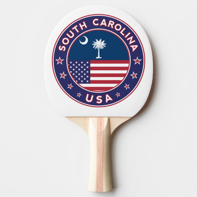 Raquete De Ping Pong Carolina do Sul (Frente)