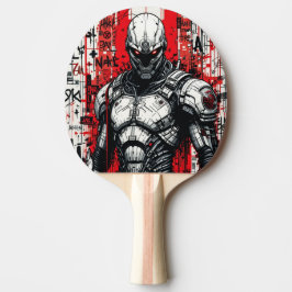Raquete De Ping Pong Carregador de Grafite do Cyberpunk Pong Paddle -