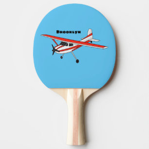 Raquete De Ping Pong Cartografia da aeronave com relação de triciclo