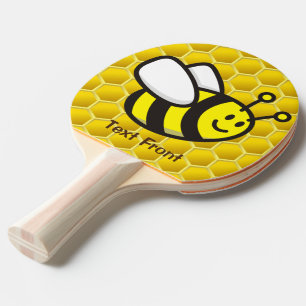 Raquete De Ping Pong Cartoon de Honeybee