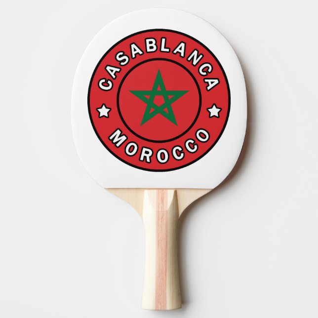 Raquete De Ping Pong Casablanca Marrocos (Frente)