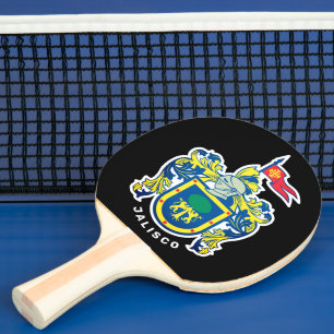 Raquete De Ping Pong Casaco de Armas de Jalisco, México