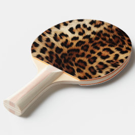 Raquete De Ping Pong Castanho-Leopardo