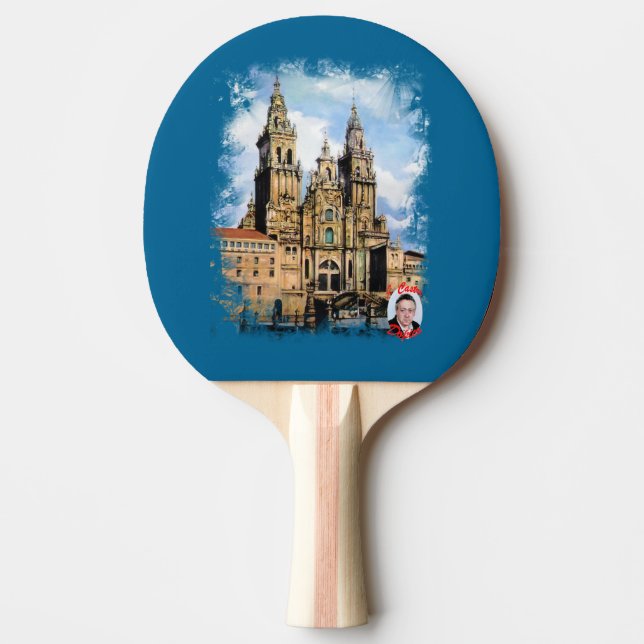 Raquete De Ping Pong Catedral de Santiago de Compostela (A Coruña) (Frente)