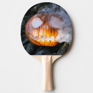 Raquete De Ping Pong Cavaleiro sem Cabeça Jack-o-Lanterna Cabeça uma Ch