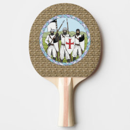 Raquete De Ping Pong Cavaleiros Medievais Templários