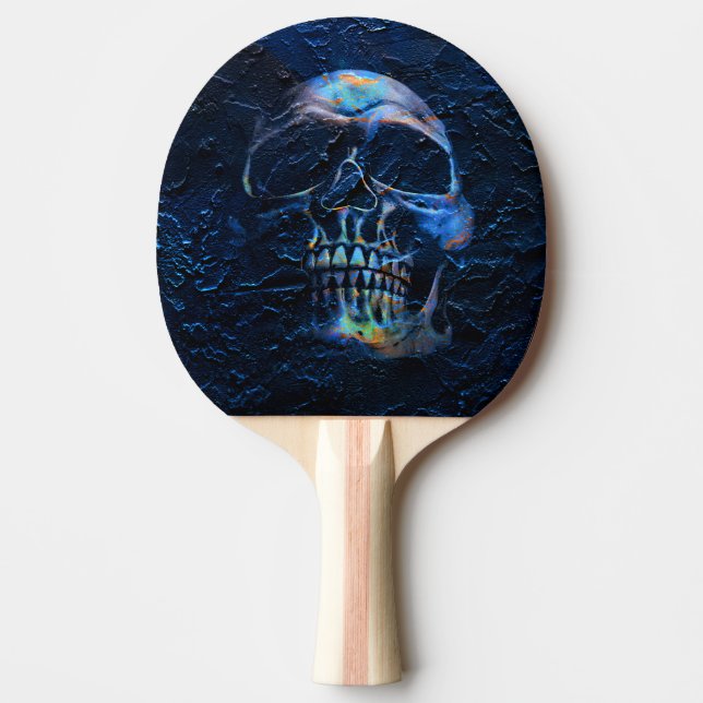 Raquete De Ping Pong Caveira (Frente)