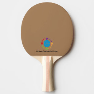 Raquete De Ping Pong Centro Comunitário ou Empresarial Cocoa Brown