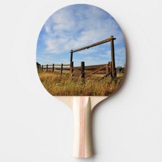 Raquete De Ping Pong Cercas no campo
