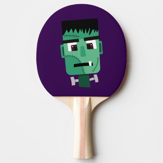 Raquete De Ping Pong Chefe do Monstro do Frankenstein (Frente)