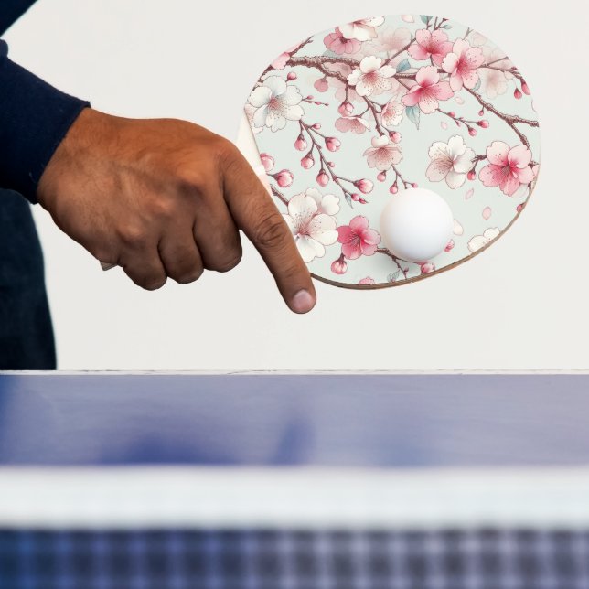 Raquete De Ping Pong Cherry Blossom (Insitu)
