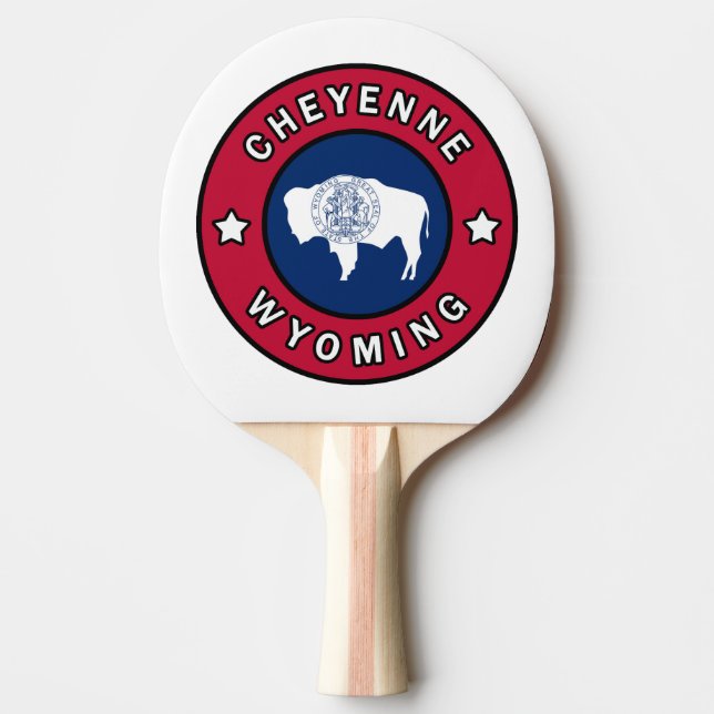 Raquete De Ping Pong Cheyenne Wyoming (Frente)