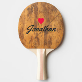 Raquete De Ping Pong Chopping Block Vintage Heart Signature