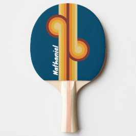 Raquete De Ping Pong Ciclo de Listra com Nome Ocean Vintage Vibe