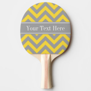 Raquete De Ping Pong Cinza De Abacaxi Dk LG Chevron Dk Cinza Nome Monog