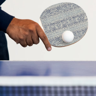 Raquete De Ping Pong Cinza e Impressão azul-Cobra