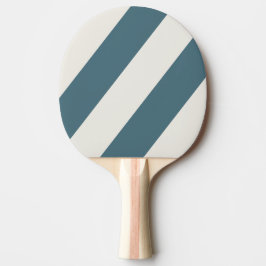 Raquete De Ping Pong Cinza Escuro Retro Três Listras Negritadas