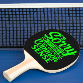 Raquete De Ping Pong Citação Engraçada No Ping Pong Paddle