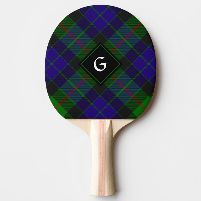 Raquete De Ping Pong Clan Gunn Tartan Ping Pong Paddle (Frente)