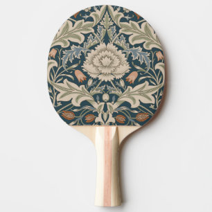 Raquete De Ping Pong Clássico de Flores do Jardim Floral William Morris