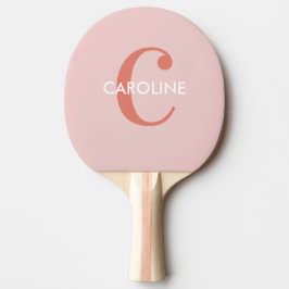 Raquete De Ping Pong Clássico Moderno - Cor-de-rosa-rosa inicial
