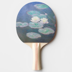 Raquete De Ping Pong Claude Monet - Lírios De Água, Efeito Da Noite