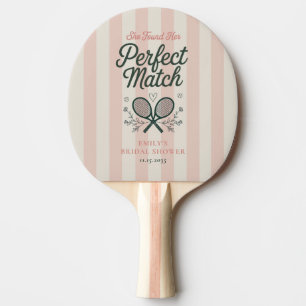 Raquete De Ping Pong Clube Social Casamento Perfeito Tênis Chá de Noiva
