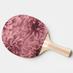 Raquete De Ping Pong Cluster de Light Mauve Dahlias Floral