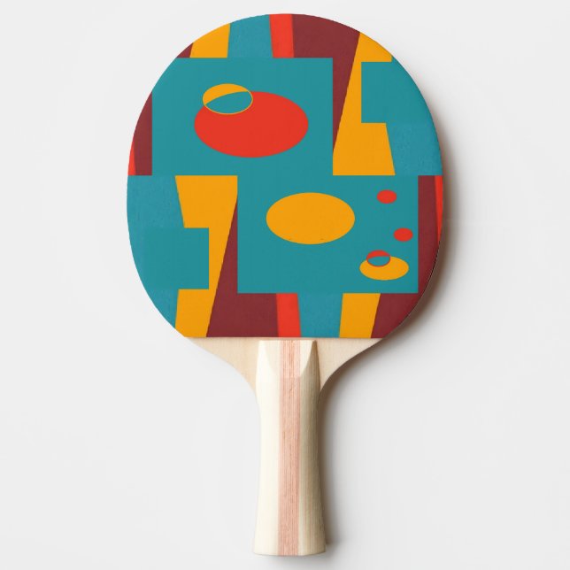 Raquete De Ping Pong Cobertura I - Ken Gage Art (Frente)