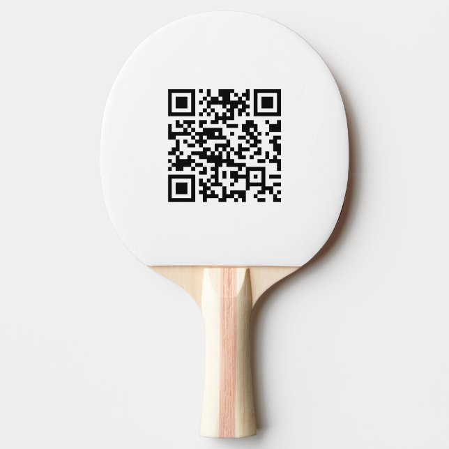 Raquete De Ping Pong Código QR Criado instantaneamente (digitando seu U (Frente)