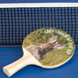Raquete De Ping Pong Coelho Curioso de Cottontail do Leste