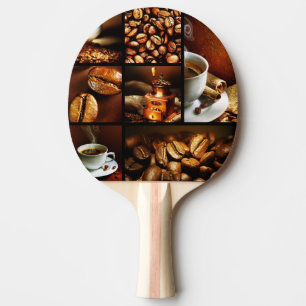Raquete De Ping Pong Colagem 2 do café