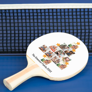 Raquete De Ping Pong Colagem de Fotos 11 da Família de Divertimento Per