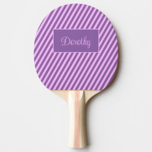 Raquete De Ping Pong Colar Rosa Personalizado e Lavanda Strike