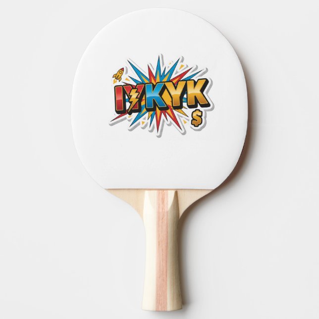 Raquete De Ping Pong Coleção ViralVibes (Frente)
