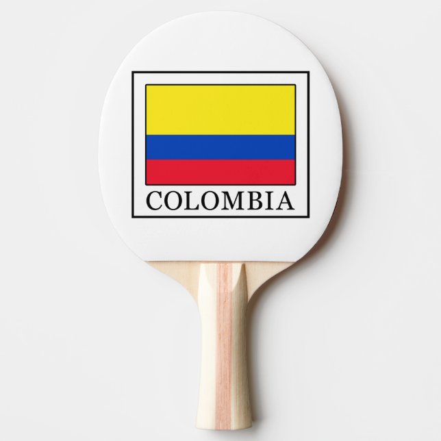 Raquete De Ping Pong Colômbia (Frente)
