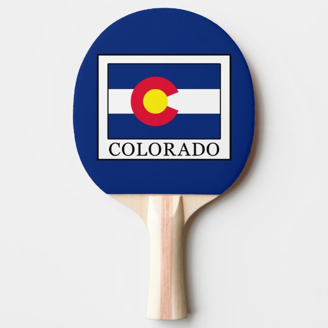 Raquete De Ping Pong Colorado (Frente)