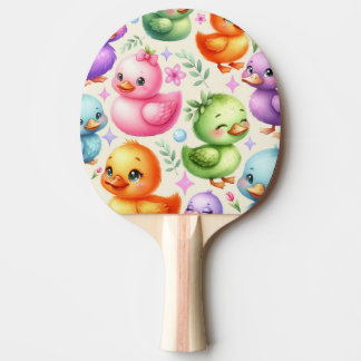 Raquete De Ping Pong Colorful Ducklings
