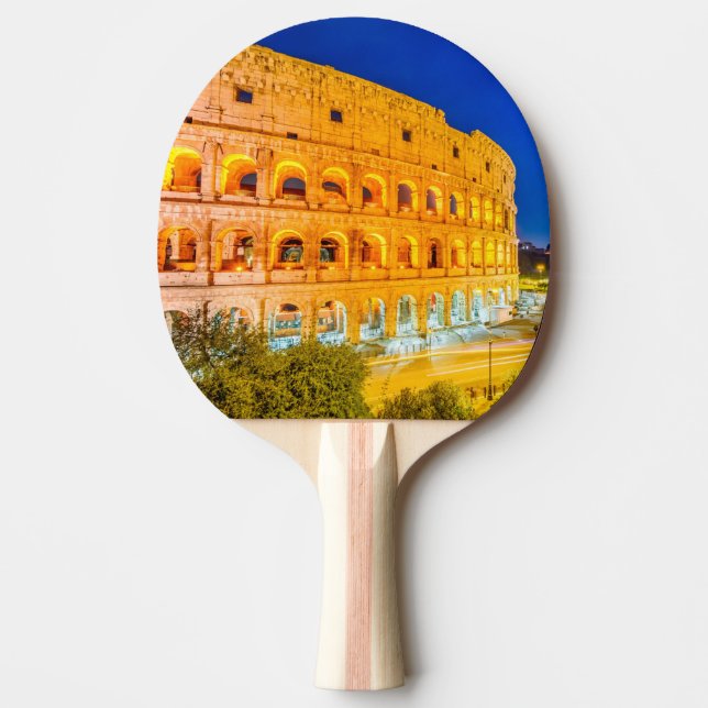 Raquete De Ping Pong Colosseum Roma Itália (Frente)
