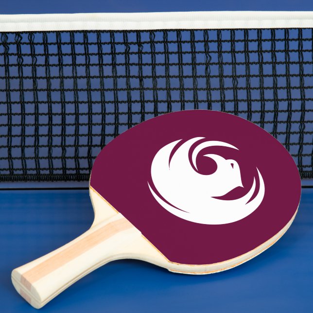 Raquete de ping pong com a bandeira da cidade de P (Insitu)