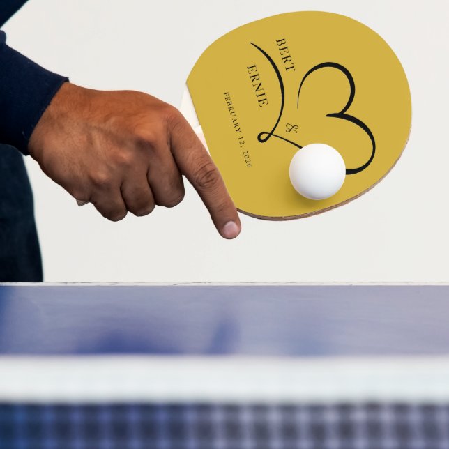 Raquete de Ping Pong com Texto Personalizado Lembr (Insitu)