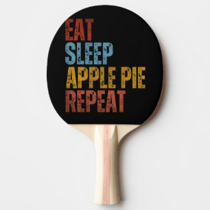 RAQUETE DE PING PONG COMER A REPETIÇÃO DO PIE DA MAÇÃ DE SONO