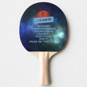 Raquete De Ping Pong Confirmação 7 Presentes do Espírito Santo