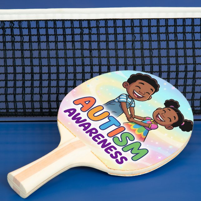 Raquete De Ping Pong Conscientização do Autismo (Insitu)