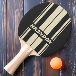 Raquete De Ping Pong Conselho de Carvão Retroativo com Nome