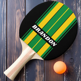 Raquete De Ping Pong Conselhos Tropicais Retroativos com Nome
